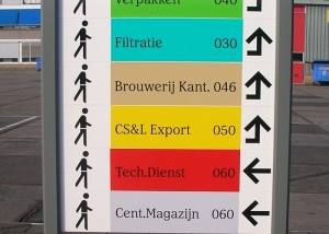 routing bewegzijzering portaal reclamezuil