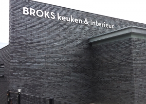 gevelreclame dibond butlerfinish letters