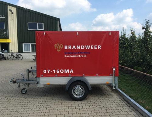 Oefen aanhangers brandweer Gelderland-Midden